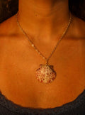 Large Scallop Necklace - Gold