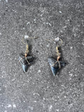 Bull Shark Teeth Earrings - Gold